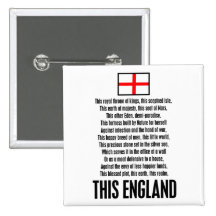 This England Pinback Buttons