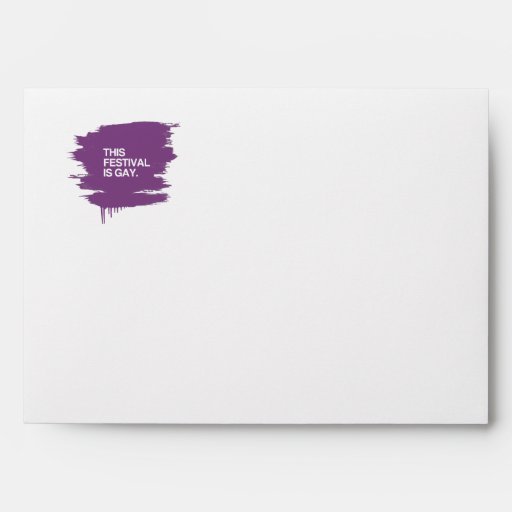 This festival is gay envelopes