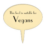 This food is suitable for Vegans. cake picks