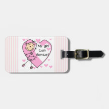 This Girl Can Dance T-shirts and Gifts Bag Tag