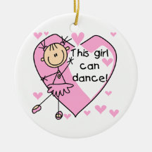 This Girl Can Dance T-shirts and Gifts Christmas Ornaments