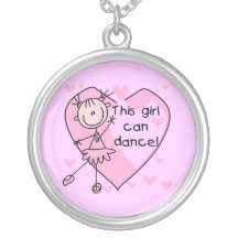 This Girl Can Dance T-shirts and Gifts Pendants