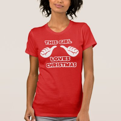 This Girl Loves Christmas American Apparel Shirt