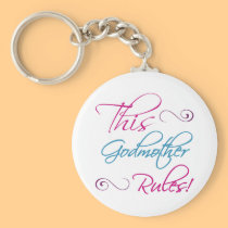 This Godmother Rules keychains