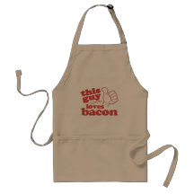 This Guy Loves Bacon Aprons