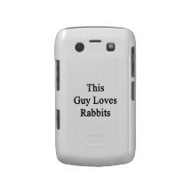 This Guy Loves Rabbits Blackberry Bold Cover