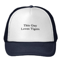 This Guy Loves Tigers Mesh Hat