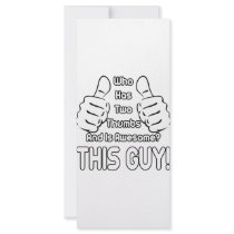 This Guy rack cards by boltzdesignz This Guy rack cards
