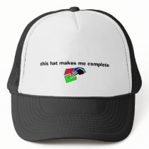 this hat makes me complete