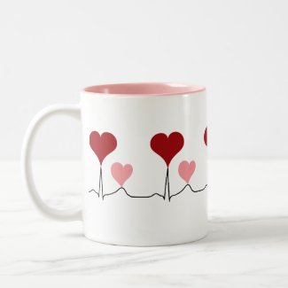 This Heartbeat is For You zazzle_mug