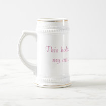 This holds more wine than my actual wine glass. mugs by slsears This holds more wine than my actual wine glass. mugs