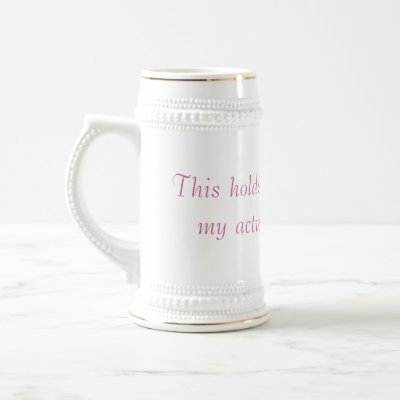 This holds more wine than my actual wine glass. Mug