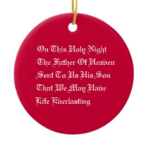 This Holy Night Christmas Ornament ornaments