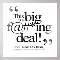 This is a Big F-ing Deal Faded.png Print