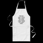 This is a manly apron for a manly man doing man...