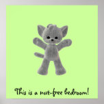 This is a nut-free bedroom! posters