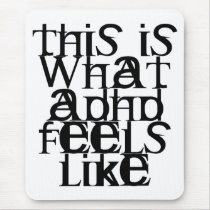 This is ADHD mousepads by LabelMeHappy This is ADHD mousepads