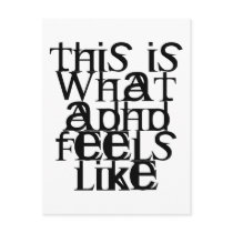 This is ADHD postcards