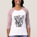 Ladies 3/4 Sleeve Raglan (Fitted)