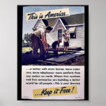 This Is America Keep It Free! Print