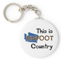 This is bigfoot country key chain