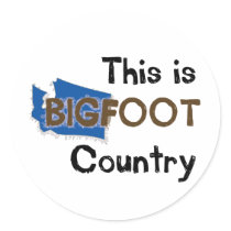 This is bigfoot country stickers