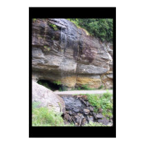 This is Bridal Veil Falls in NC Mountains. posters