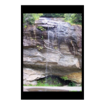 This is Bridal Veil Falls in NC Mountains. posters
