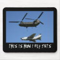 This is how I fly Jets mousepad