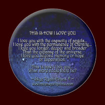 "THIS IS HOW I LOVE YOU" Love Poetry Magnet