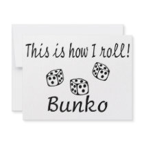This Is How I Roll Bunko Custom Announcements