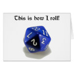 This Is How I Roll (d20) cards