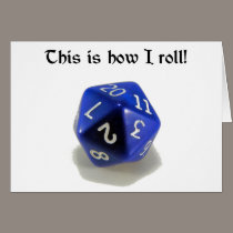 This Is How I Roll (d20) cards