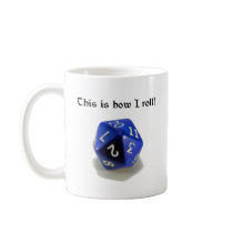 This Is How I Roll (d20) Coffee Mugs