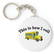 This is how I roll keychain
