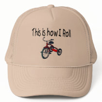 This Is How I Roll (Red Tricycle) Hats