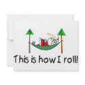 This Is How I Roll Sleeping Santa invitations by TeeZazzle This Is How I Roll Sleeping Santa invitations