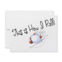 This Is How I Roll Snowball invitations by CelebrationZazzle This Is How I Roll Snowball invitations