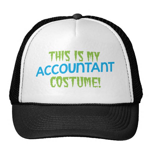 This is my Accountant costume! Halloween design Trucker Hat Zazzle