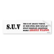 This is my assault weapon bumper sticker