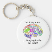 This is my brain...Bar Exam Key Chain