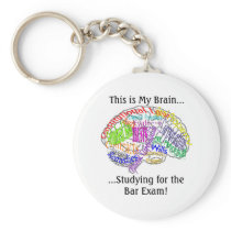 This is my brain...Bar Exam Key Chain
