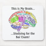 This is my brain...Bar Exam Mouse Pad