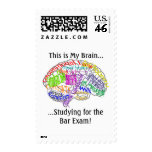 This is my brain...Bar Exam Postage Stamps