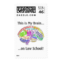 This is my brain...Law School postage by lawstuff This is my brain...Law School postage