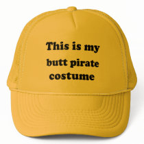 This is my BUTT PIRATE Costume Hats