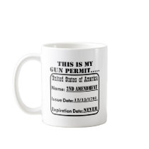 This Is My Gun Permit Mug