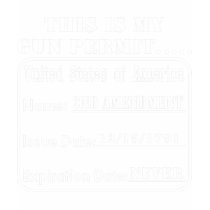 This Is My Gun Permit Tees
