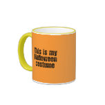 THIS IS MY HALLOWEEN COSTUME mugs