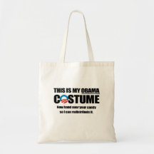 This is my Obama Costume Canvas Bags